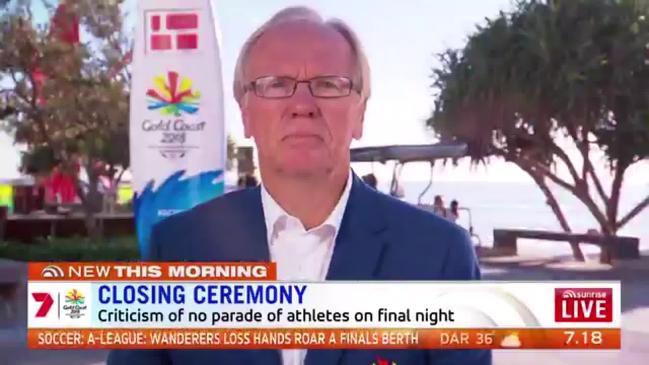 CommGames chairman admits they got the closing ceremony wrong