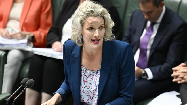 Housing Minister Clare O’Neil was unable to detail the exact impact the expansion of Labor’s scheme could have on house prices but, if any, it would be “small”. Picture: NewsWire/Martin Ollman