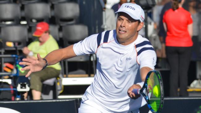 US doubles great Bob Bryan at the 2018 World Tennis Challenge. Picture: Brenton Edwards/AAP