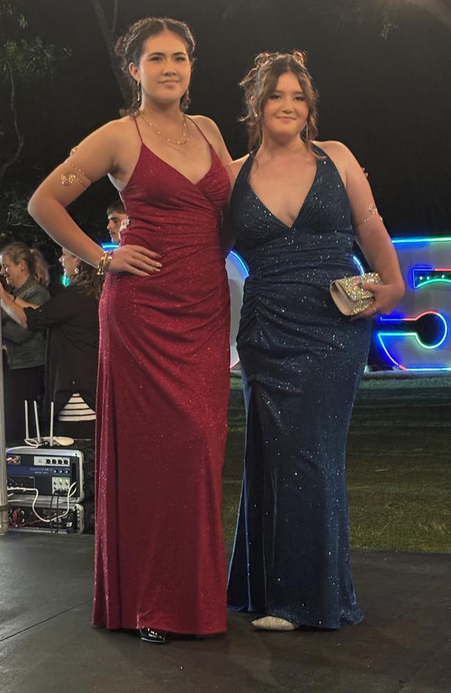 The students of Hervey Bay State High School enjoy their formal.