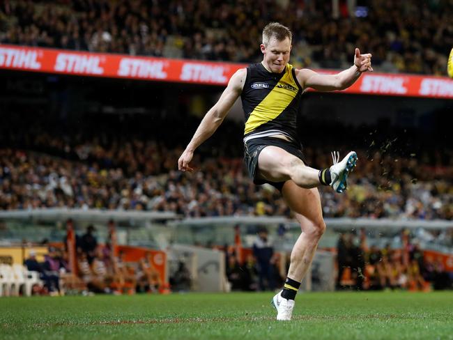 Can Jack Riewoldt kick a bag against Gold Coast? Picture: Getty Images