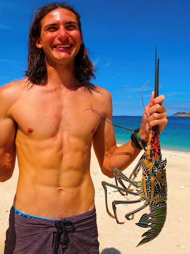 James Cook University student Zachary Schmidt, who recently moved to Townsville from Bali. Picture: SUPPLIED