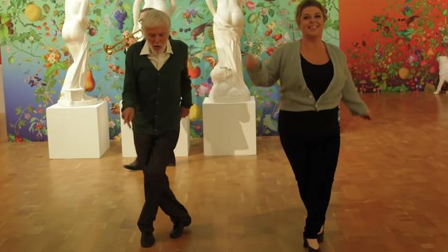 Dick Van Dyke, 96, showed off his dance moves with wife Arlene Silver, 50, in an impressive video. Picture: YouTube