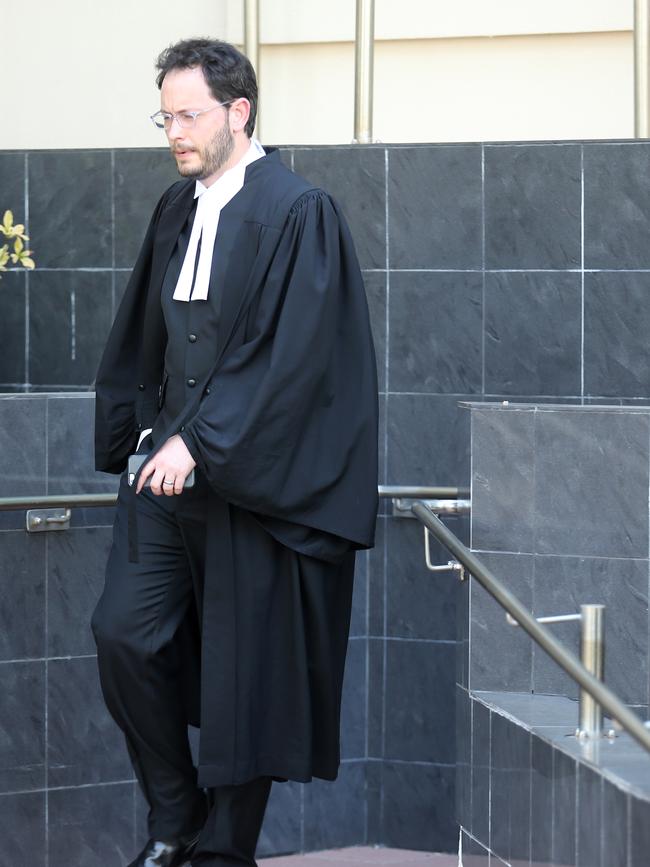 FILE IMAGE: Senior Crown prosecutor Joshua Phillips outside the Rockhampton Supreme Court House. Pictures: Jack Tran