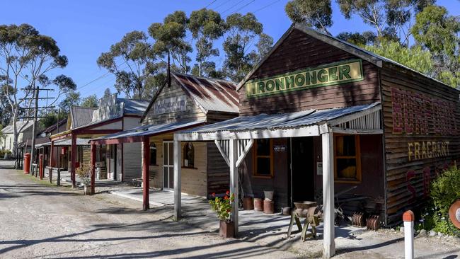 Peter Goers described Old Tailem Town as a less phony version of Disneyland. Picture: Roy VanDerVegt