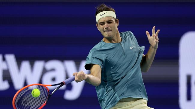 Taylor Fritz just couldn’t match it. (Photo by Matthew Stockman/Getty Images)