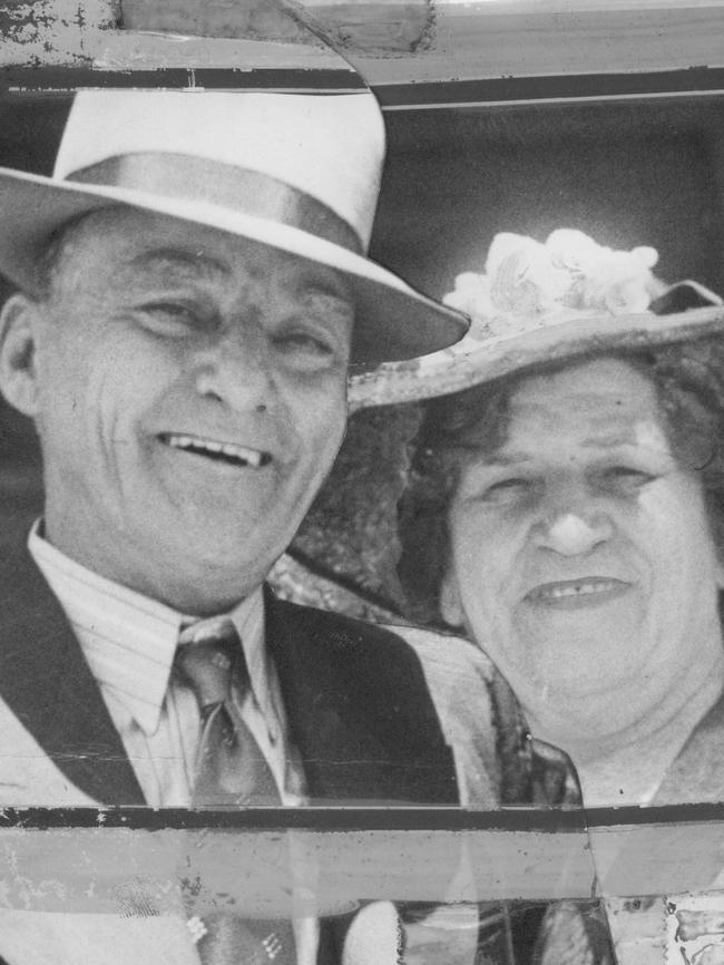 Kate Leigh and Ernest Ryan on their wedding day.