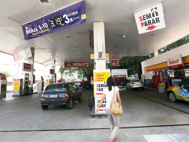 The Shell gas station where four U.S. Olympic swimmers were captured on security video