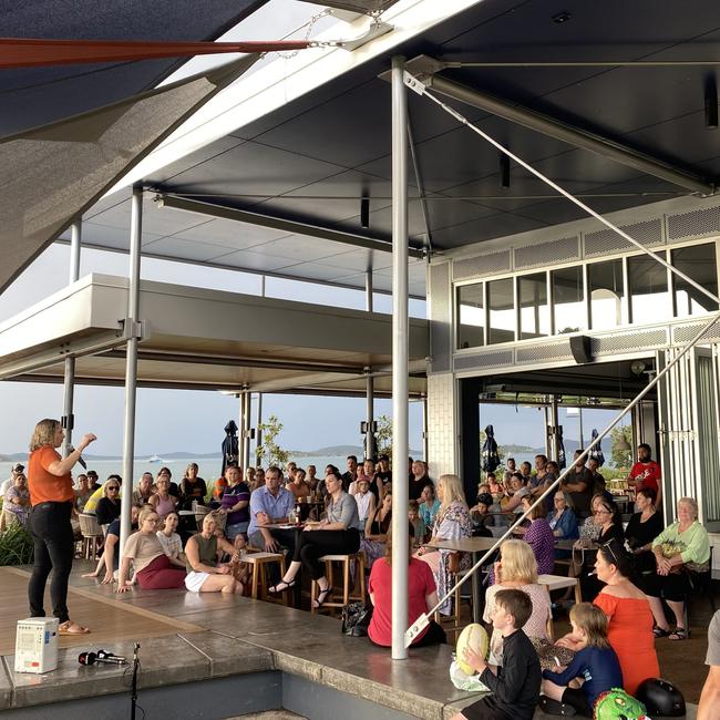 More than 100 people turned out for a community forum at Auckland House regarding Gladstone Hospital‘s maternity services. Picture: Nilsson Jones