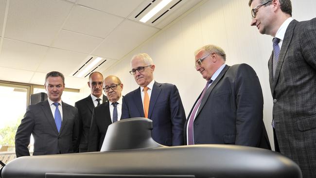 The opening of the DCNS office in Adelaide. Picture: AAP