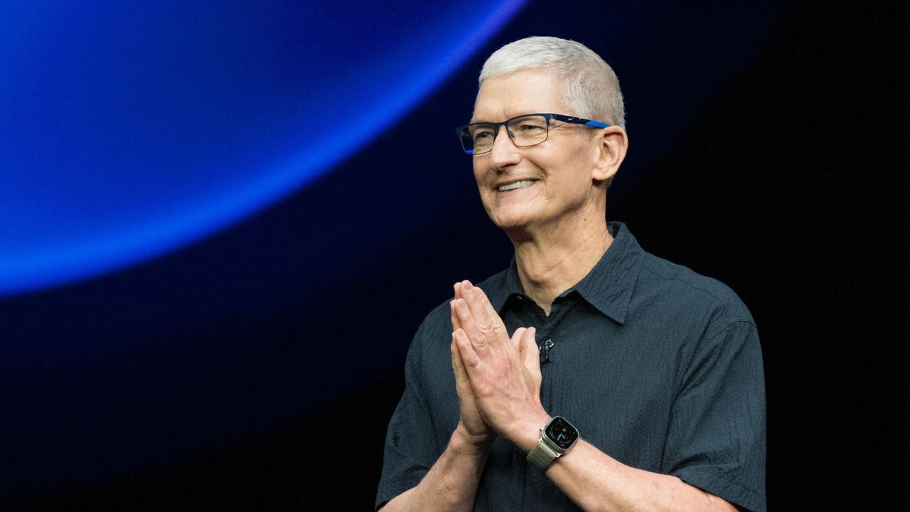 Apple CEO Tim Cook. Picture: Nic Coury / AFP