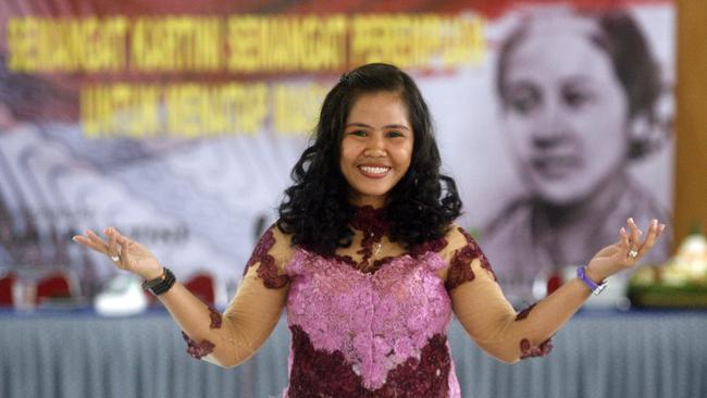 Filipino death-row prisoner Mary Jane Veloso was convicted by an Indonesian court for attempting to smuggle heroin into Indonesia is now on death row.Picture: EPA/BIMO SATRIO