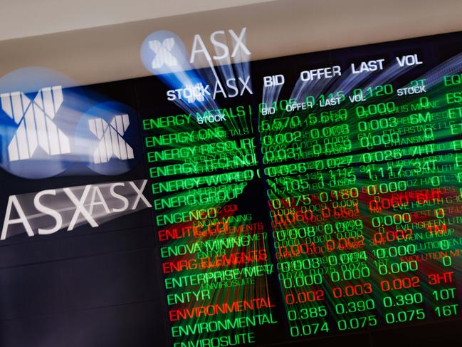 SYDNEY, AUSTRALIA - NewsWire Photos, October 29 2024. GENERIC. Stocks. Finance. Economy. Stock price ticker of the Australian Stock Exchange, ASX, at their offices on Bridge Street. Picture: NewsWire / Max Mason-Hubers