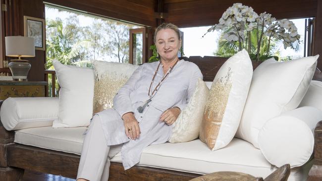 Designer June Robinson Scott from Los Angeles, who was appointed by Sir Richard Branson to rejuvenate Makepeace Island. Picture: Lachie Millard