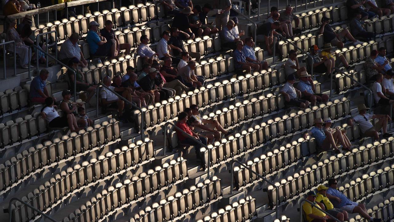 Plenty of empty seats at Perth Stadium.