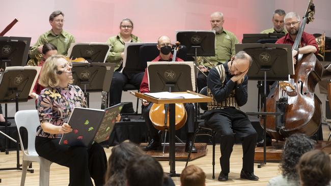 Jane Longhurt performs with the TSO. Picture: Brad Harris