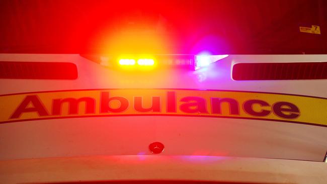A man is critical after a head-on smash between a truck and car.