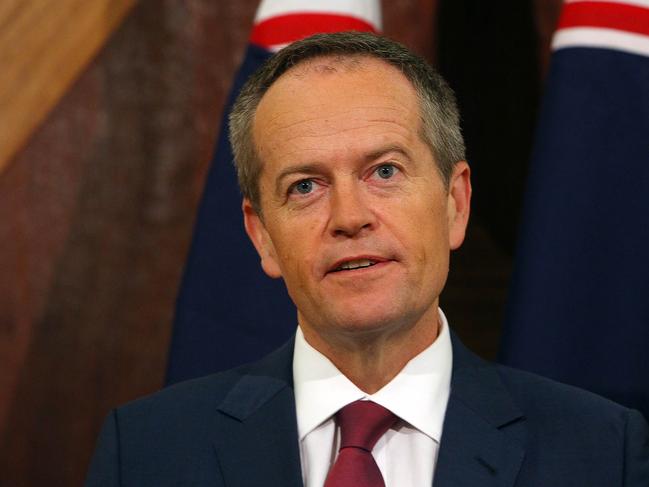 8/5/16 Opposition leader Bill Shorten and shadow minister for families and payments, Jenny Macklin MP announce the details for Labor's paid parental leave. Aaron Francis/The Australian