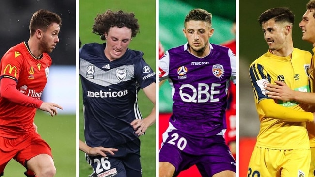 Lachlan Brook, Jay Barnett, Jake Brimmer and Dylan Ruiz-Diaz are getting crucial A-League minutes in their legs.