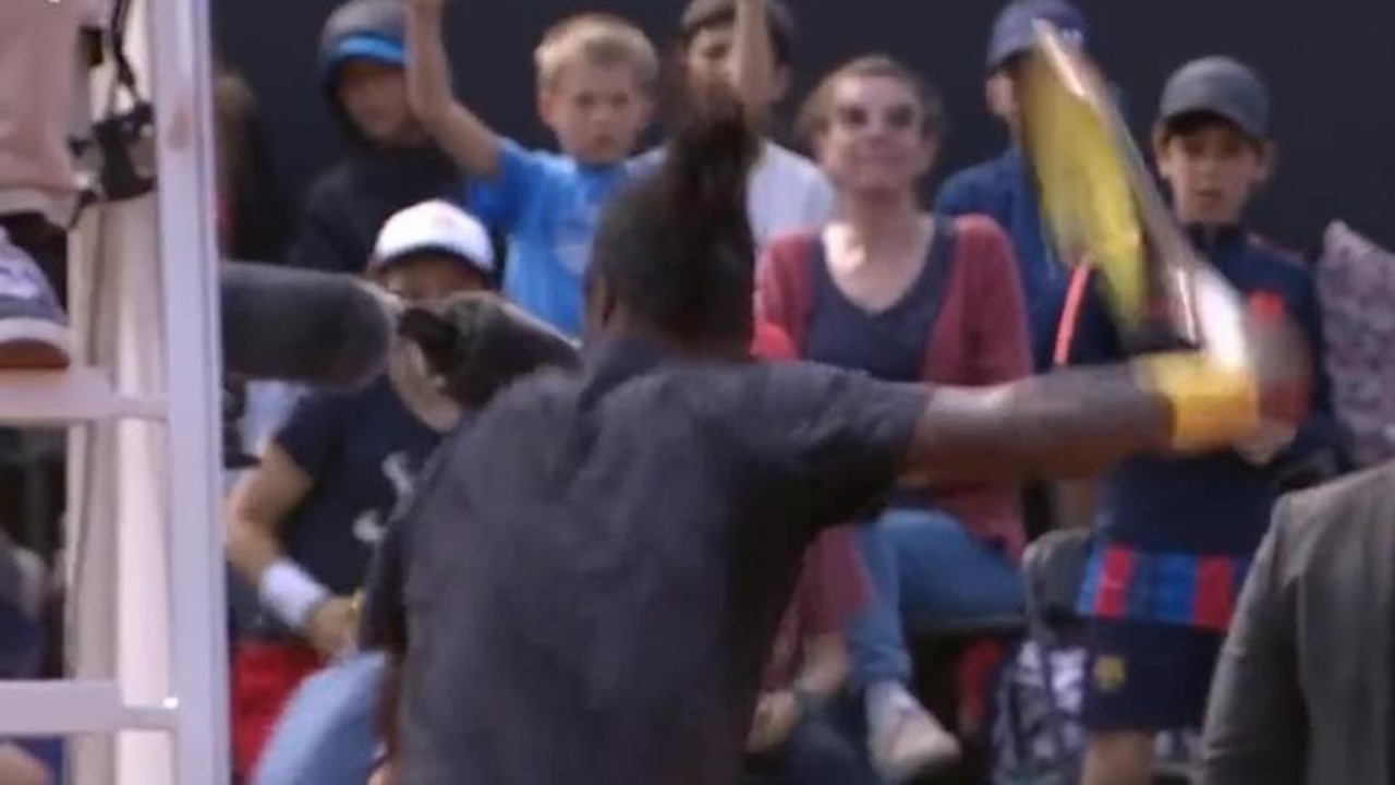 Tennis player goes nuclear in epic meltdown