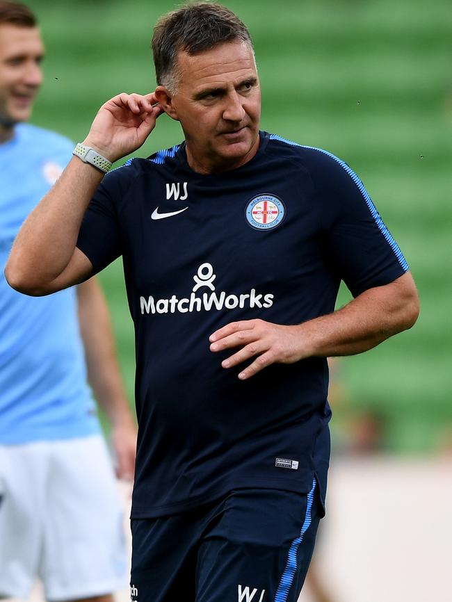 Melbourne City coach Warren Joyce.