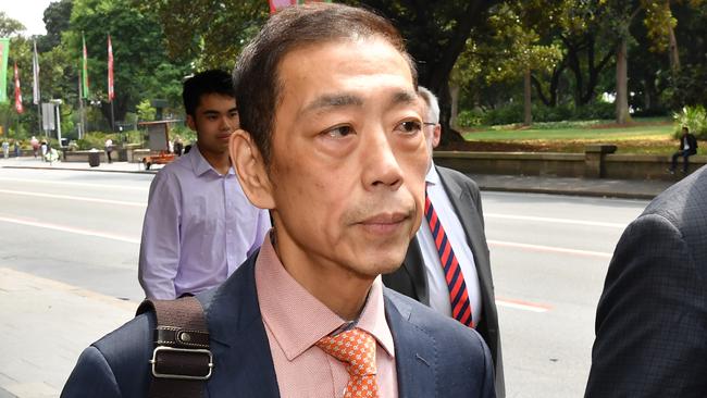 Ernest Wong arrives to give evidence at the NSW Independent Commission Against Corruption inquiry. Picture: AAP