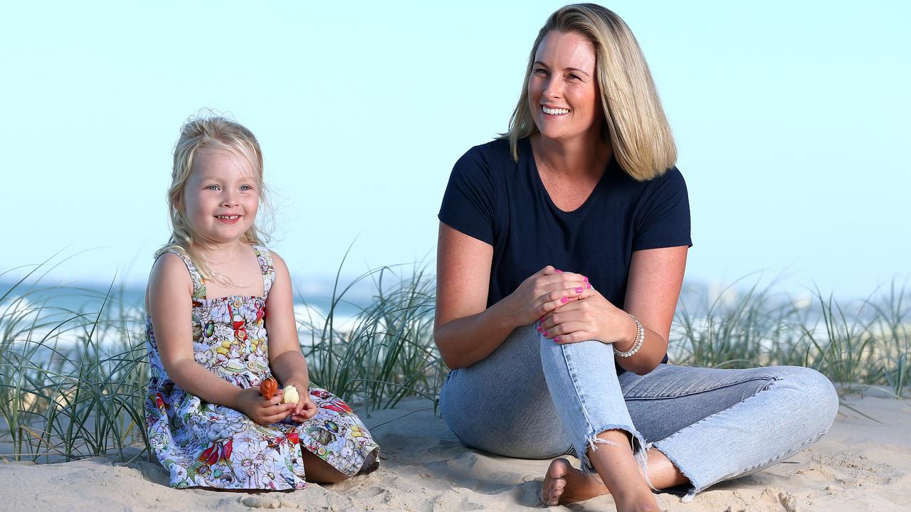 Melissa Whittley with her daughter Halle, 3. Picture: Adam Head