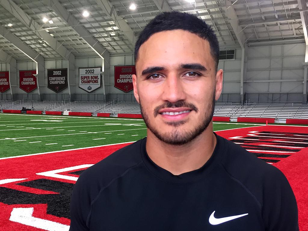 Valentine Holmes is trying for the NFL big leagues.