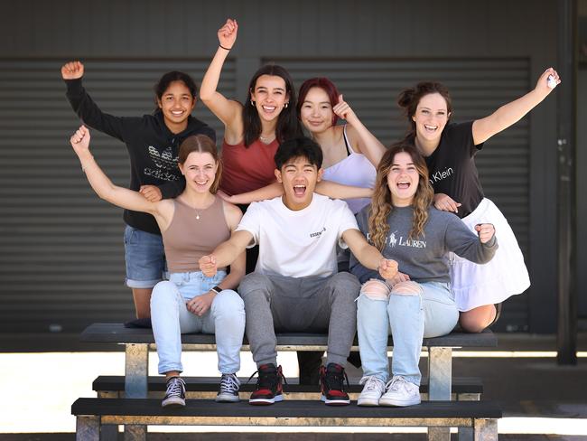 East Doncaster Secondary College students. The school has emerged as one of the top performing government schools in Victoria. Picture: David Caird