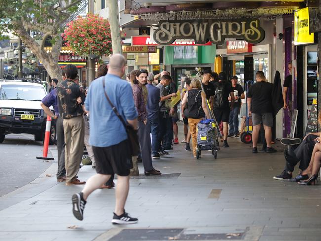 Show Girls in Kings Cross. Picture: Christian Gilles