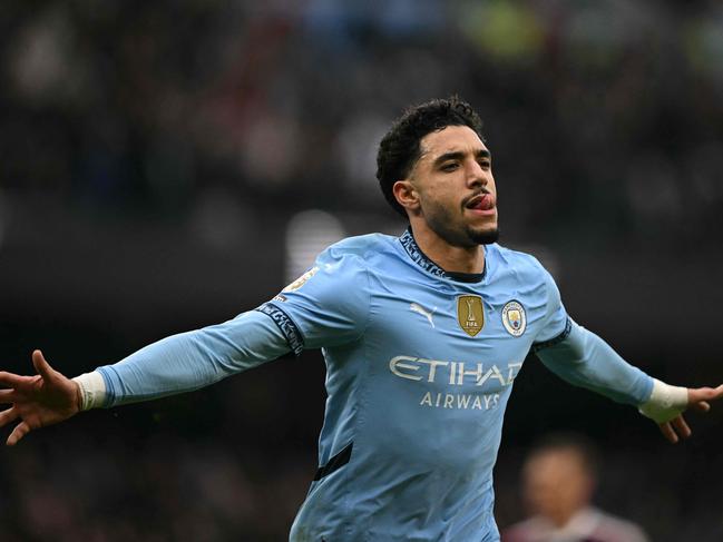 Manchester City's Egyptian star Omar Marmoush netted a hat-trick against Newcastle United. Picture: Oli Scarff/AFP