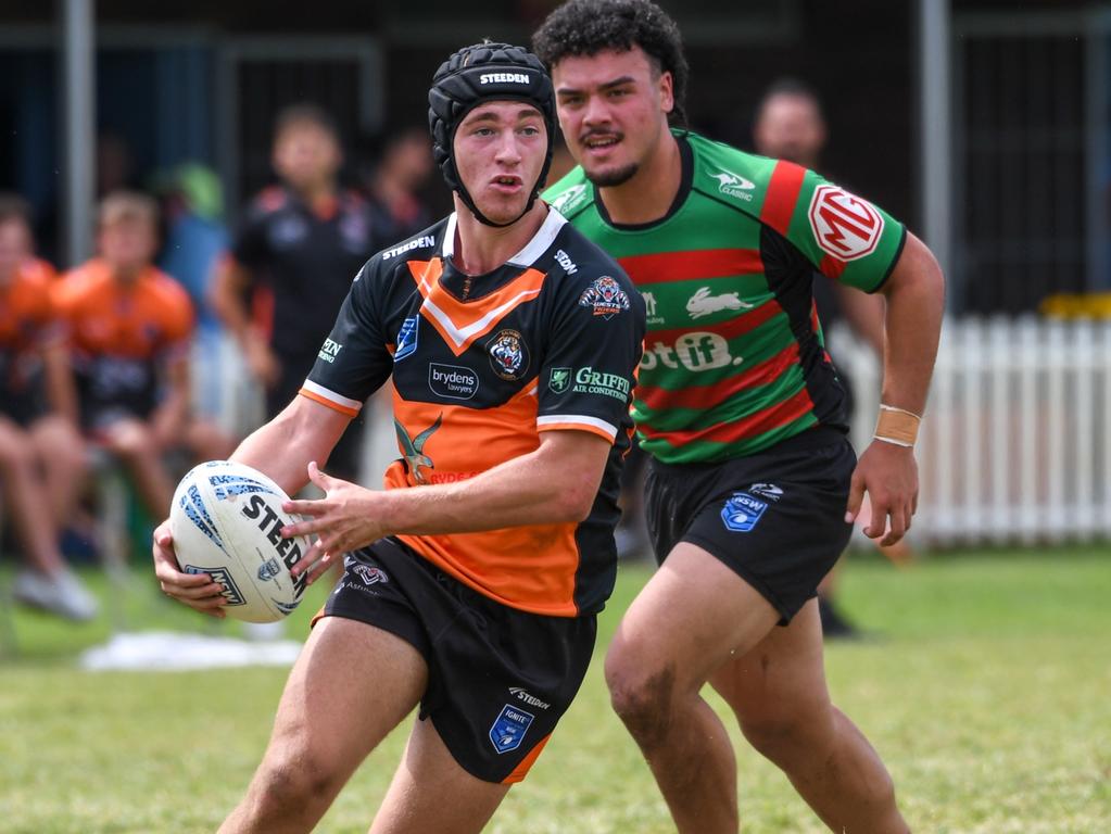 Jared Haywood of the Balmain Tigers SG Ball Cup squad. Picture: Shot of Guac Photography