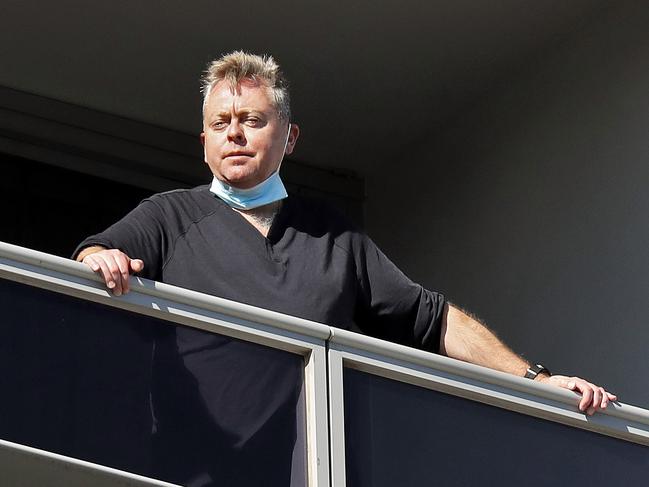 WEEKEND TELEGRAPH - 25/6/21Anthony Roberts MP, Minister for Counter Terrorism and Corrections in the NSW Government, pictured in a COVID-19 quarantine hotel in Zetland today. Picture: Sam Ruttyn