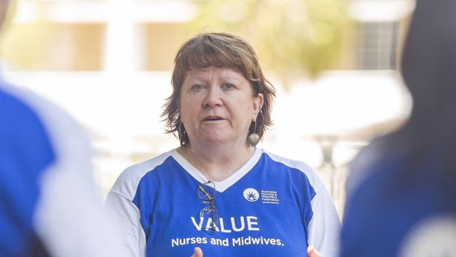 Australian Nurses and Midwifery Federation NT branch secretary Cath Hatcher said the new EBA was a good deal that put the Territory as the second-highest paid jurisdiction for nurses and midwives. Picture: Floss Adams