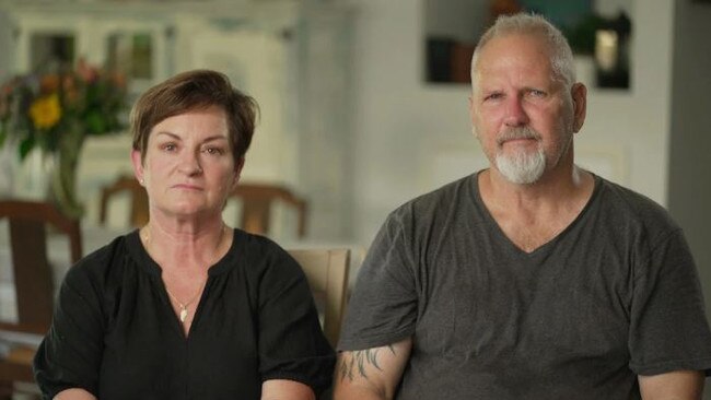 Megan and Ron Moore have lodged a formal complaint against Redcliffe Hospital, claiming it emergency staff could have done more to save their son. Picture: ABC News