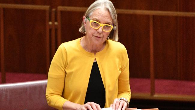 Greens senator Lee Rhiannon claims Australia’s 50 million kangaroos are at risk of extinction. Picture: AAP