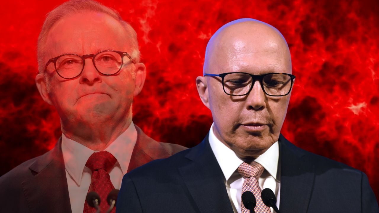 Labor swings axe as Dutton drowns in red