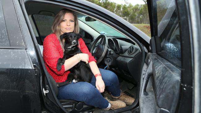 Mika Dargie, who once lived out of her car short term because she was waiting on a pet friendly rental, now runs Kitt Kat Care, a rescue group for pets. Picture Glenn Hampson