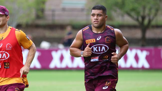 Canterbury has signed premiership-winning utility John Asiata on a one-year deal. Picture: Jorja Brinums/QRL