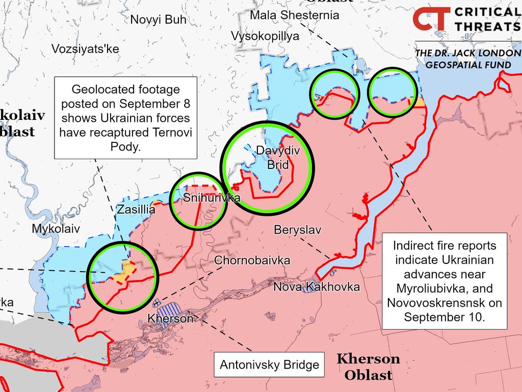 Карта боевых действий американский институт изучения войны