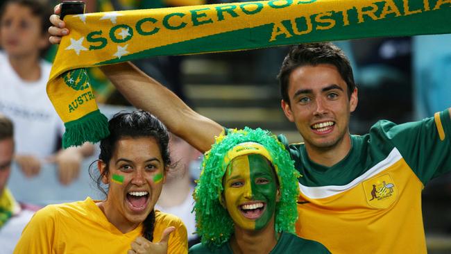 Socceroos vs. South Africa at ANZ Stadium in 2014.