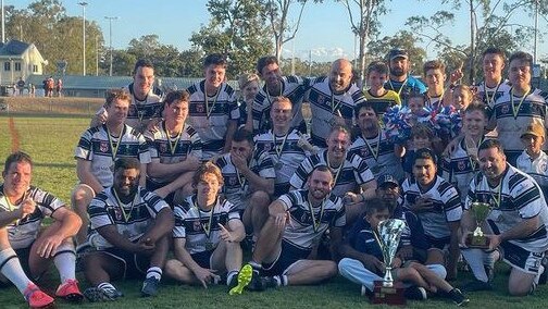 2021 RLG Roy Rowe Division 2 premiers Gladstone Brothers after their 12-8 win over Valleys at Marley Brown on Saturday.