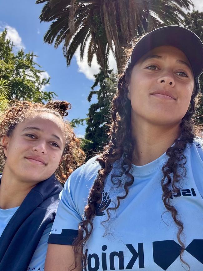 The twin sisters have big goals in rugby.