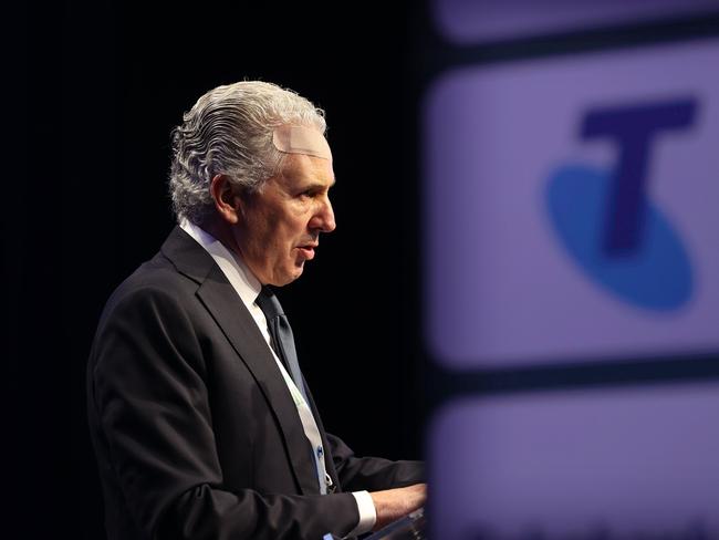 Telstra CEO Andrew Penn at the National Farmers Federation conference in Canberra. Picture: Gary Ramage/NCA NewsWire