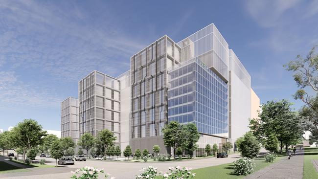 An artist’s impression of a Goodman Group data centre development in Sydney.