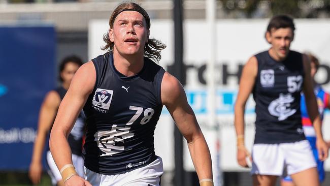 Harley Reid impressed when playing for Carlton’s VFL side. Picture: Ian Currie