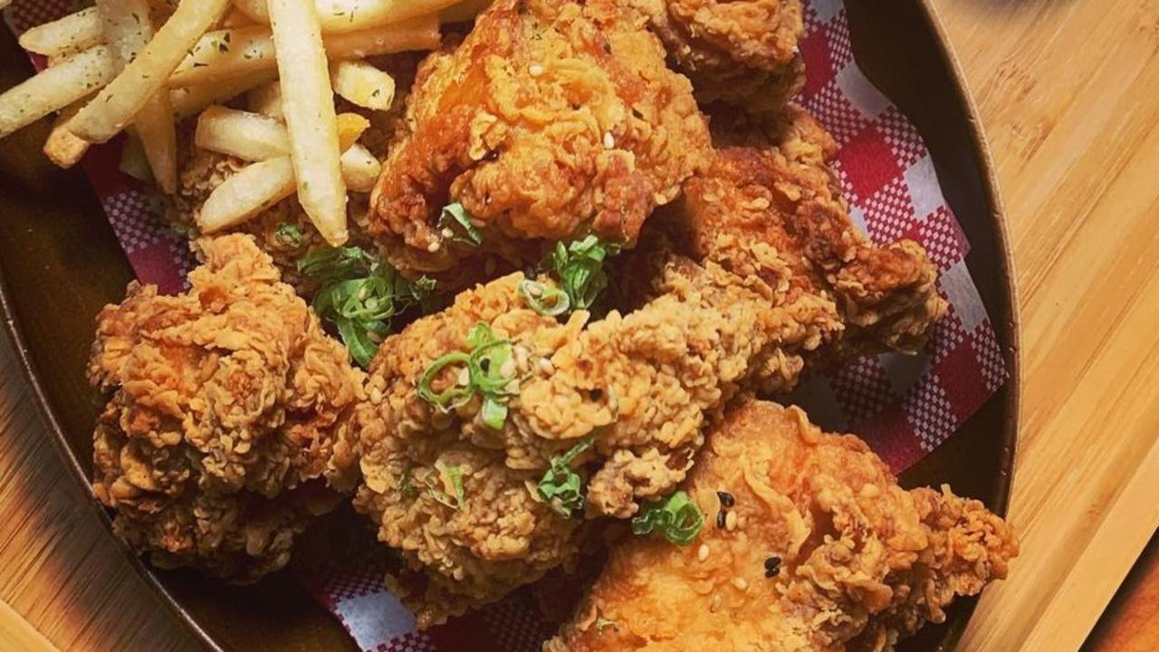 Fried chicken at Jeon's Kitchen in Fortitude Valley.