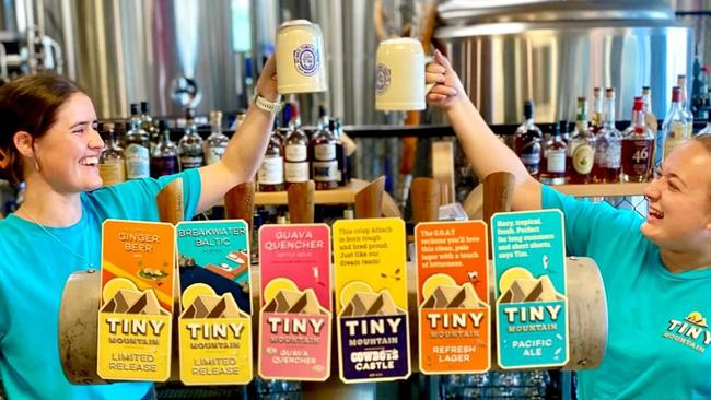 Tiny Mountain Brewery staffin the lead up to OKT-TINY-FEST 2022. Picture: Tiny Mountain.