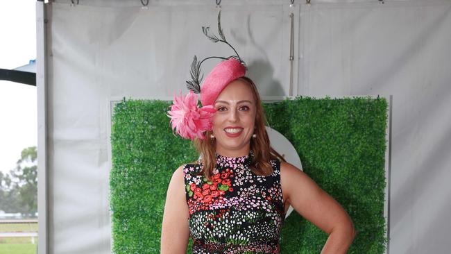 Sarah Cox attends the Mansfield Cup races. Picture: Brendan Beckett