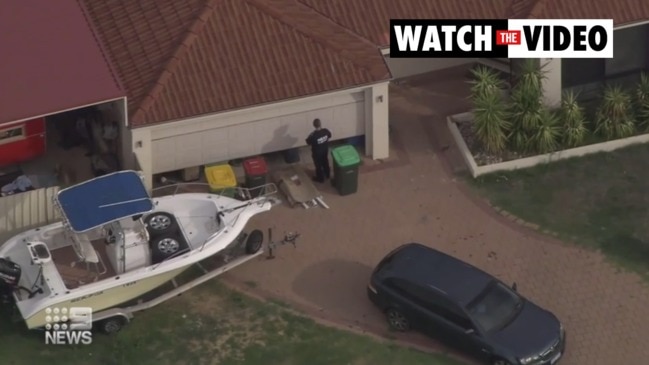 Police raid Perth properties over former Rebels bikie boss Nick Martin's murder (9 News)